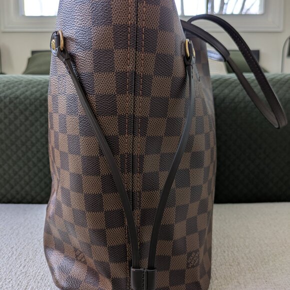 Louis Vuitton Brown Checkered Shoulder Bag - Picture 5 of 12